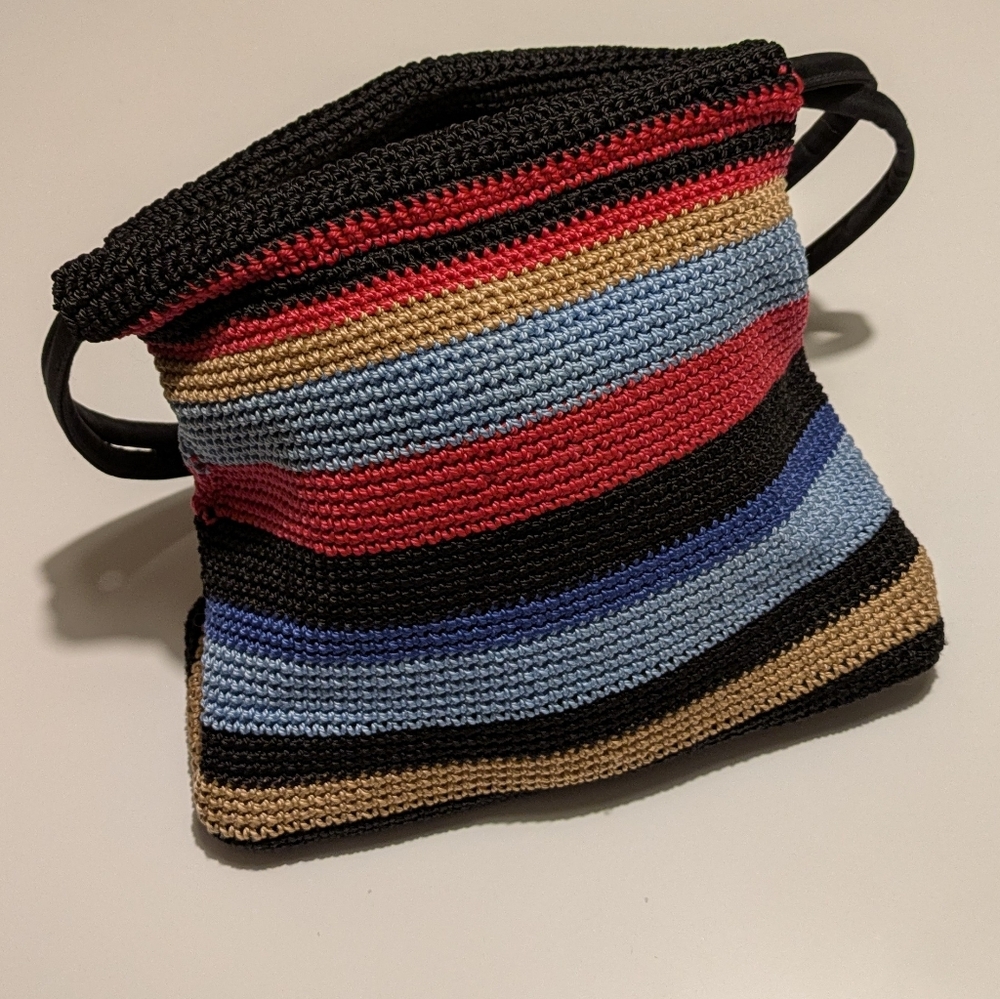 Multicolor Striped Women's Bag
